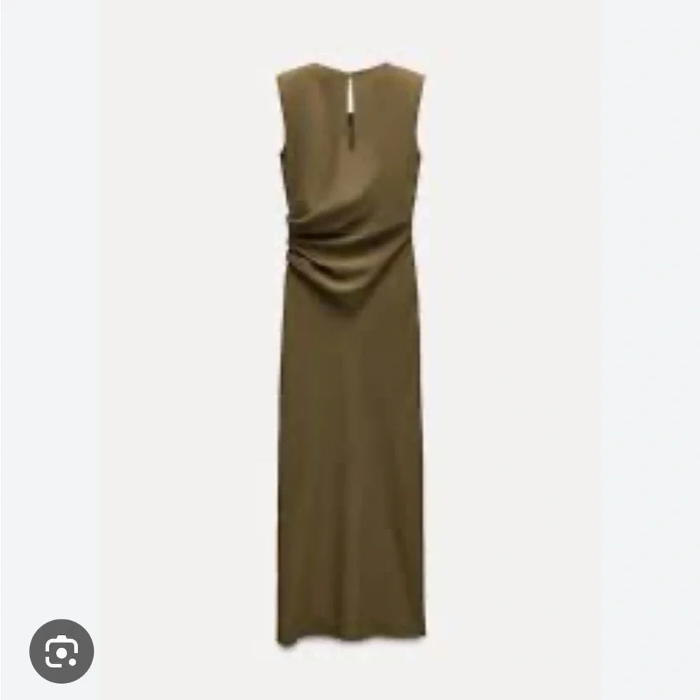 Zara Olive Midi Dress - Picture 3 of 7